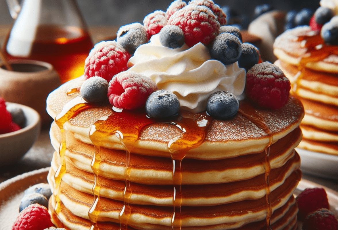 Fluffy Pancakes with a Secret Ingredient