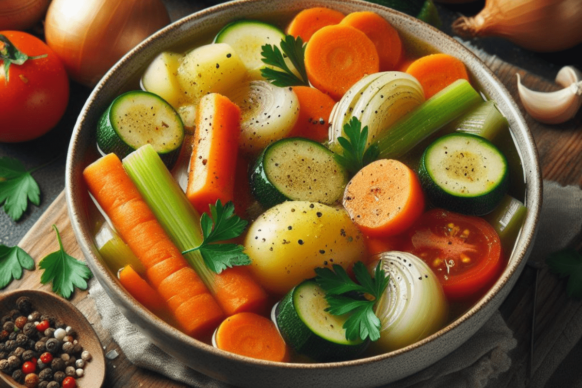 4-Step Homemade Vegetable Soup