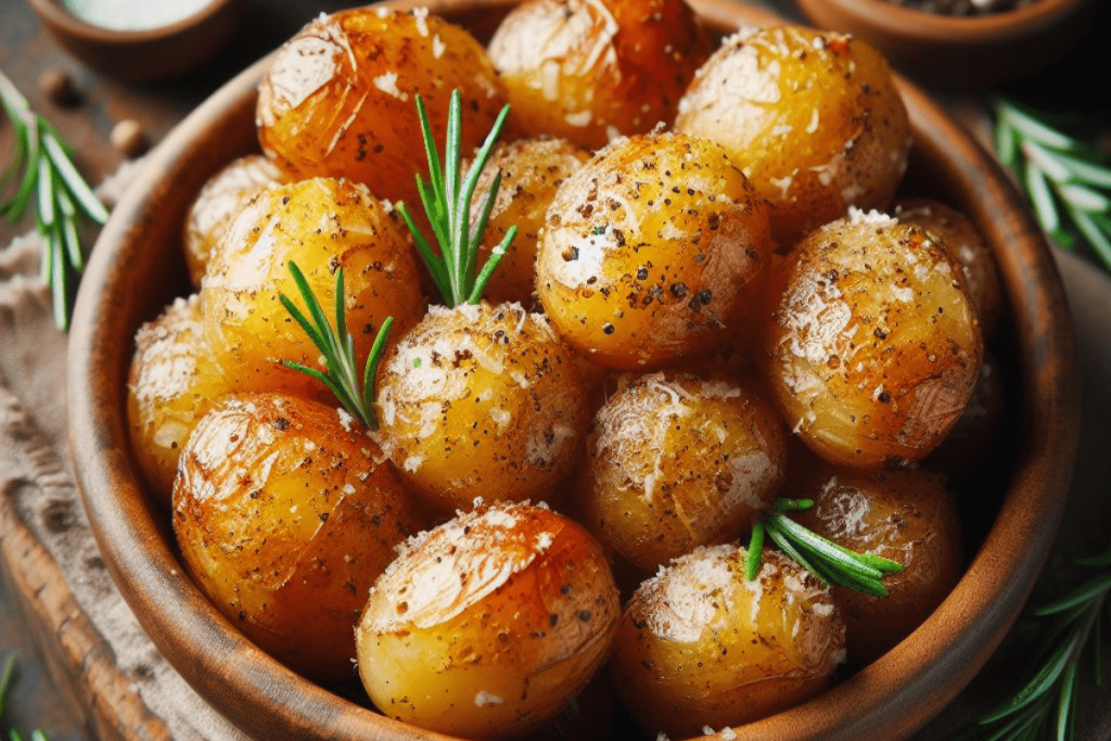 Garlic Parmesan Roasted Potatoes