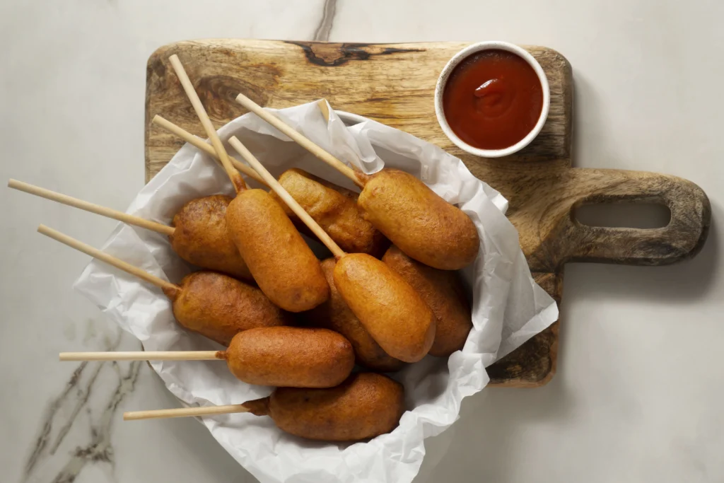 Corn Dog é um clássico lanche americano