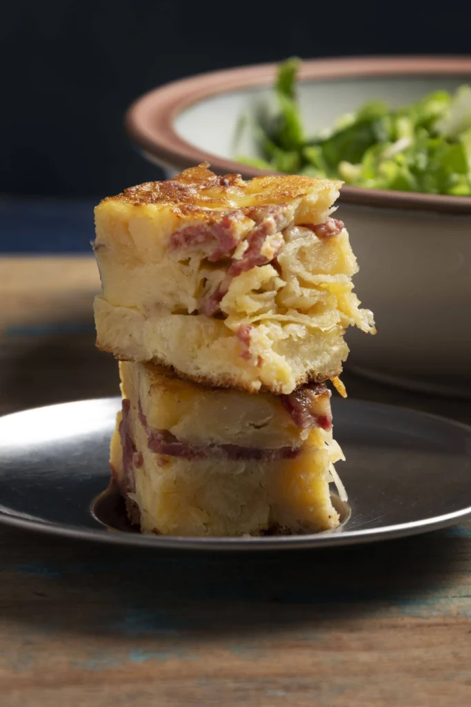 Torta Salgada de Presunto e Queijo